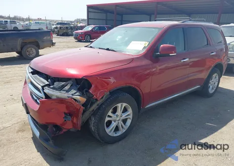 2013 Dodge Durango Crew from USA, damaged, VIN 1C4RDJDG0DC686585